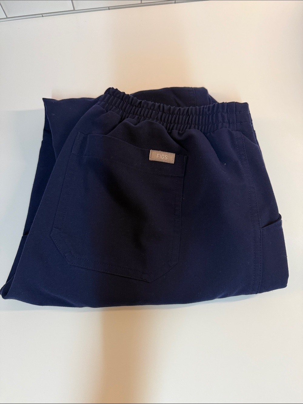 Figs Women's Straight Leg Scrub Pants Navy